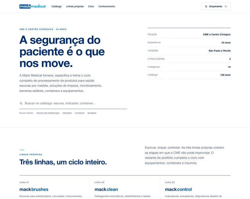 Abertura da direção A, editorial técnico, página branca com tipografia grande